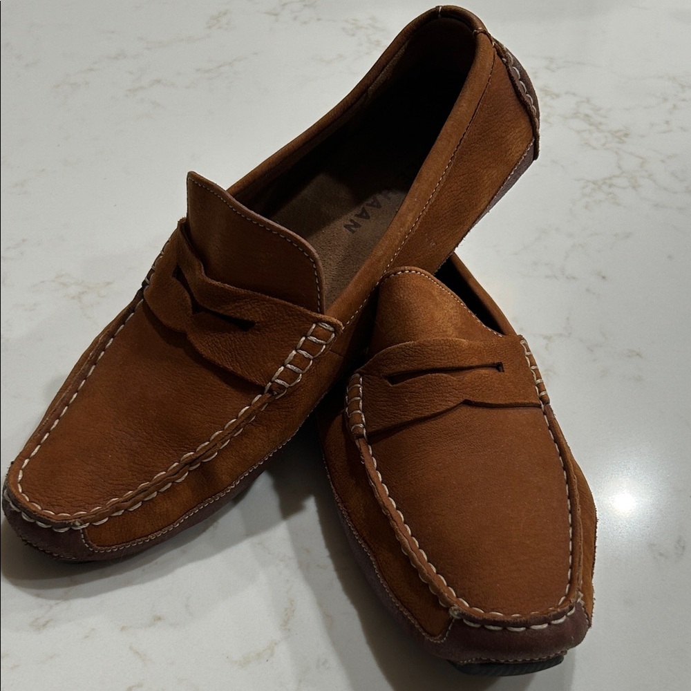 Cole Haan Men's Brown Wyatt Penny Driver Driving Loafers. Size 9 - Picture 2 of 6